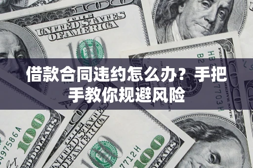 武汉借款合同违约怎么办？手把手教你规避风险
