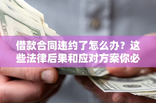 武汉借款合同违约了怎么办？这些法律后果和应对方案你必须知道