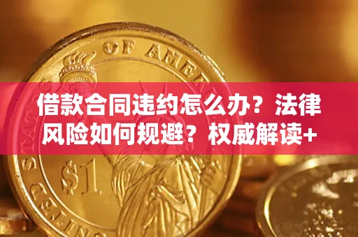 武汉借款合同违约怎么办？法律风险如何规避？权威解读+实用指南