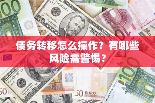 武汉债务转移怎么操作？有哪些风险需警惕？