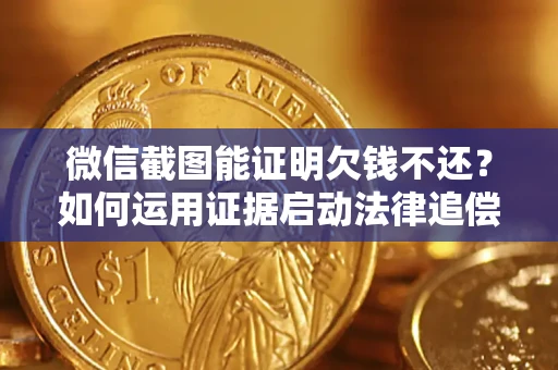 武汉微信截图能证明欠钱不还？如何运用证据启动法律追偿程序？