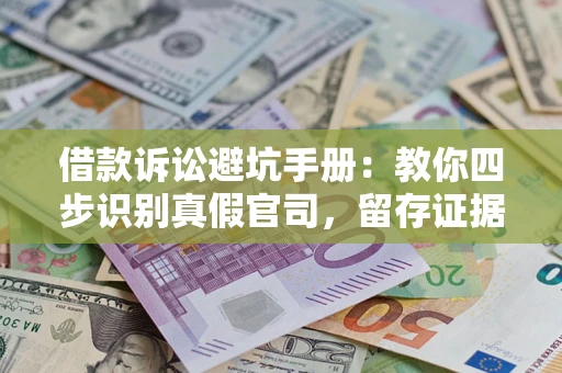 武汉借款诉讼避坑手册：教你四步识别真假官司，留存证据不踩雷