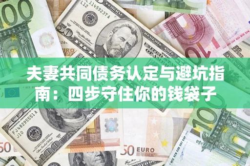 武汉夫妻共同债务认定与避坑指南：四步守住你的钱袋子