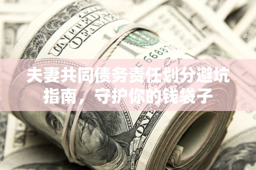 武汉夫妻共同债务责任划分避坑指南，守护你的钱袋子