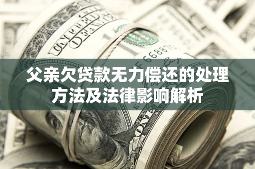 武汉父亲欠贷款无力偿还的处理方法及法律影响解析
