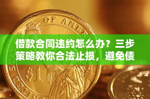 武汉借款合同违约怎么办？三步策略教你合法止损，避免债务危机升级